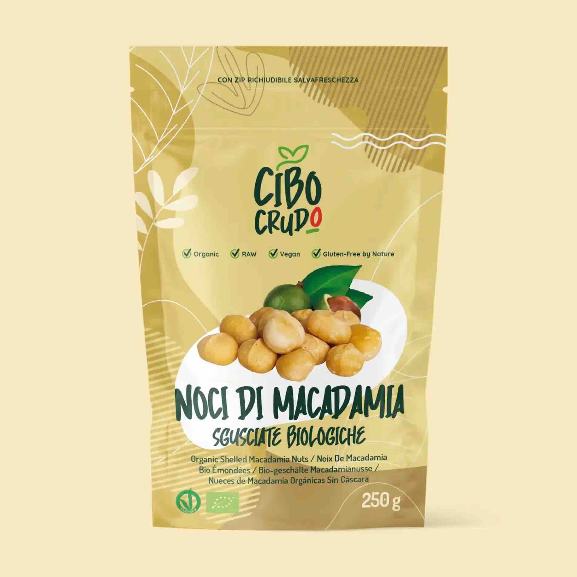 Noci di Macadamia Sgusciate Bio - 250 gr